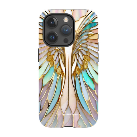 Angel Wings Stained Glass Illusion Tough Phone Case