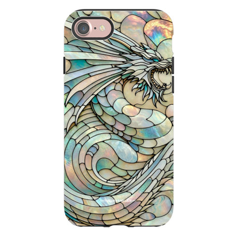 Year of the Dragon Stained Glass Illusion Tough Phone Case