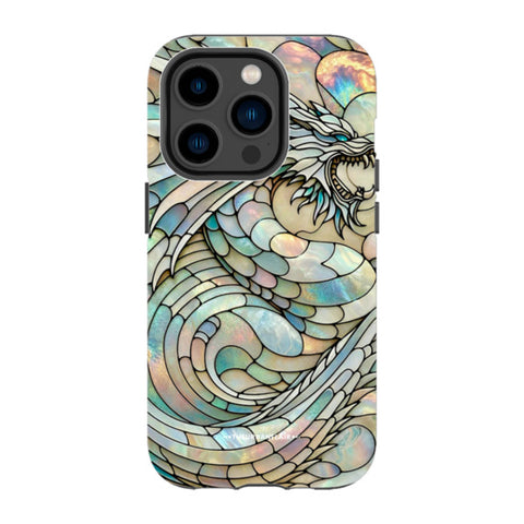 Year of the Dragon Stained Glass Illusion Tough Phone Case