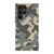Textured Camo Print Tough Phone Case Galaxy S22 Ultra Satin [Semi-Matte] exclusively offered by The Urban Flair