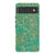 Jade Green Terrazzo Tough Phone Case Pixel 6 Satin [Semi-Matte] exclusively offered by The Urban Flair