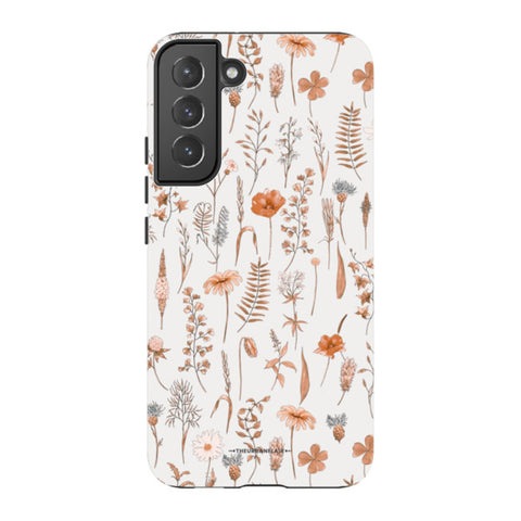 Boho Wildflowers Tough Phone Case Galaxy S22 Plus Satin [Semi-Matte] exclusively offered by The Urban Flair