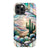 Desert Cactus Stained Glass Illusion Tough Phone Case