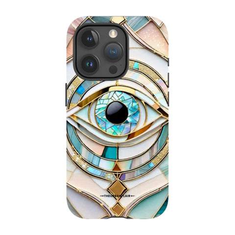 Mystic Eye Stained Glass Illusion Tough Phone Case