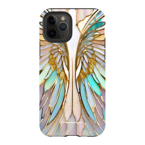 Angel Wings Stained Glass Illusion Tough Phone Case