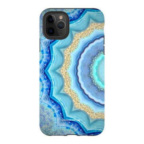 Blue Boho Tie Dye Tough Phone Case