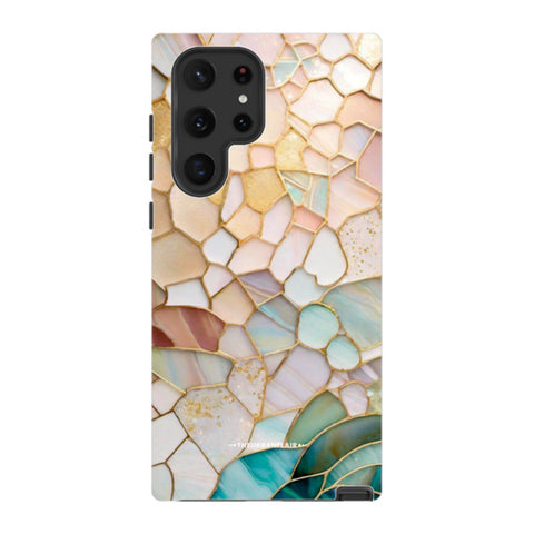 Pastel Stained Glass Illusion Tough Phone Case