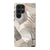 Pale Abstract Shapes Tough Phone Case Galaxy S22 Ultra Satin [Semi-Matte] exclusively offered by The Urban Flair