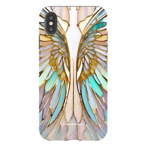 Angel Wings Stained Glass Illusion Tough Phone Case