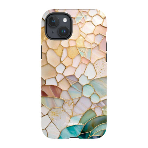 Pastel Stained Glass Illusion Tough Phone Case