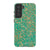 Jade Green Terrazzo Tough Phone Case Galaxy S21 FE Satin [Semi-Matte] exclusively offered by The Urban Flair