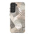 Pale Abstract Shapes Tough Phone Case Galaxy S21 FE Gloss [High Sheen] exclusively offered by The Urban Flair