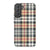 Classic Beige Plaid Tough Phone Case Galaxy S22 Plus Satin [Semi-Matte] exclusively offered by The Urban Flair