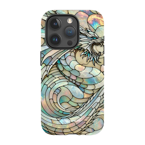 Year of the Dragon Stained Glass Illusion Tough Phone Case