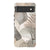 Pale Abstract Shapes Tough Phone Case Pixel 6 Satin [Semi-Matte] exclusively offered by The Urban Flair