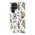 Cute Fall Watercolor Flowers Tough Phone Case Galaxy S22 Ultra Gloss [High Sheen] exclusively offered by The Urban Flair