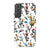 Cute Fall Watercolor Flowers Tough Phone Case Galaxy S22 Plus Satin [Semi-Matte] exclusively offered by The Urban Flair