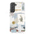 Aesthetic Blue Collage Tough Phone Case Galaxy S22 Plus Satin [Semi-Matte] exclusively offered by The Urban Flair