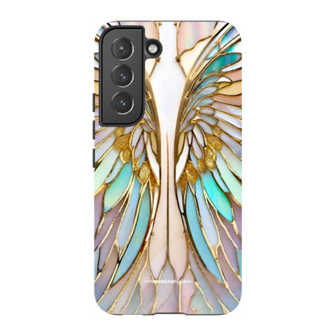 Angel Wings Stained Glass Illusion Tough Phone Case