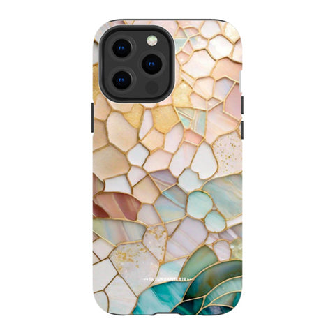 Pastel Stained Glass Illusion Tough Phone Case