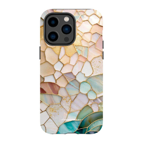 Pastel Stained Glass Illusion Tough Phone Case