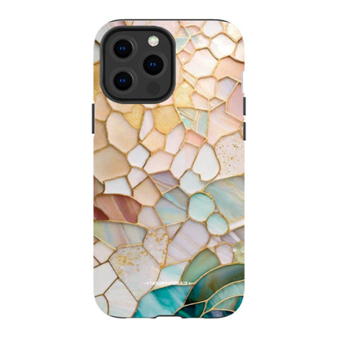 Pastel Stained Glass Illusion Tough Phone Case