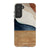 Rustic Watercolor & Wood Print Tough Phone Case Galaxy S21 FE Gloss [High Sheen] exclusively offered by The Urban Flair