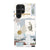 Aesthetic Blue Collage Tough Phone Case Galaxy S22 Ultra Satin [Semi-Matte] exclusively offered by The Urban Flair