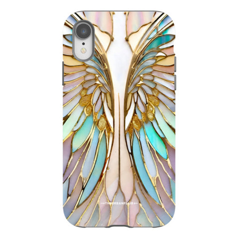 Angel Wings Stained Glass Illusion Tough Phone Case