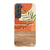 Burnt Boho Abstract Wood Print Tough Phone Case Galaxy S22 Satin [Semi-Matte] exclusively offered by The Urban Flair