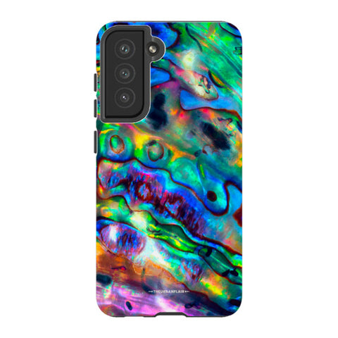 Abalone Shell Tough Phone Case Galaxy S21 FE Gloss [High Sheen] exclusively offered by The Urban Flair