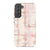 Pale Pink Tie Dye Tough Phone Case Galaxy S22 Plus Gloss [High Sheen] exclusively offered by The Urban Flair