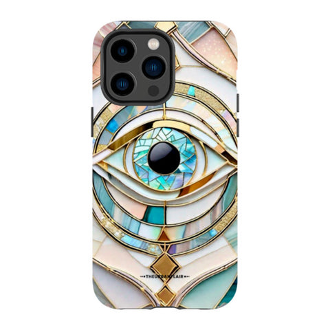 Mystic Eye Stained Glass Illusion Tough Phone Case