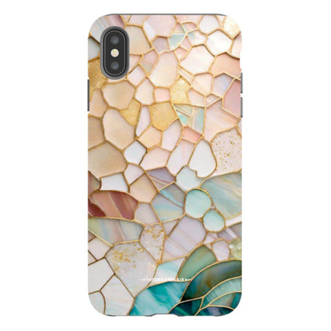 Pastel Stained Glass Illusion Tough Phone Case