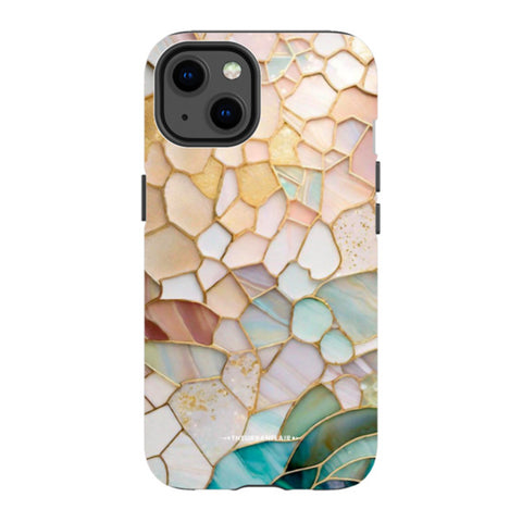 Pastel Stained Glass Illusion Tough Phone Case