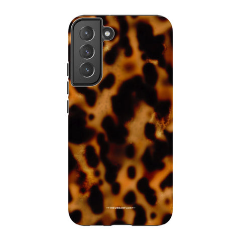 Grunge Tortoise Shell Print Tough Phone Case Galaxy S22 Plus Gloss [High Sheen] exclusively offered by The Urban Flair