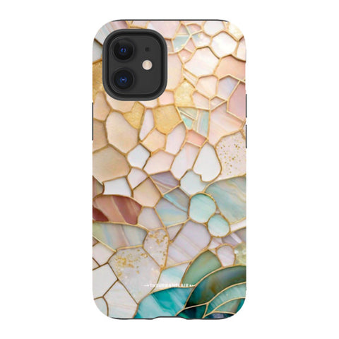 Pastel Stained Glass Illusion Tough Phone Case