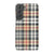 Classic Beige Plaid Tough Phone Case Galaxy S22 Satin [Semi-Matte] exclusively offered by The Urban Flair