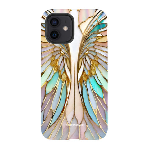Angel Wings Stained Glass Illusion Tough Phone Case