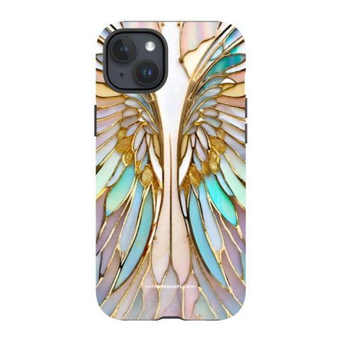 Angel Wings Stained Glass Illusion Tough Phone Case