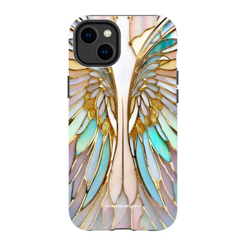 Angel Wings Stained Glass Illusion Tough Phone Case