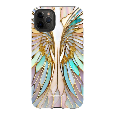 Angel Wings Stained Glass Illusion Tough Phone Case