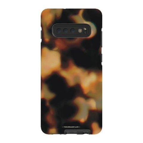 Galaxy S10 Plus Gloss (High Sheen) Layered Tortoise Shell Tough Phone Case - The Urban Flair