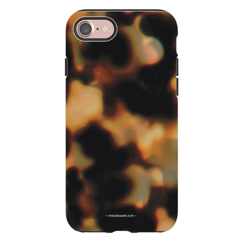 Layered Tortoise Shell Tough Phone Case iPhone 7/8 Gloss [High Sheen] exclusively offered by The Urban Flair