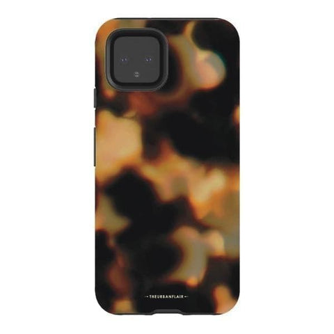Pixel 4 Gloss (High Sheen) Layered Tortoise Shell Tough Phone Case - The Urban Flair