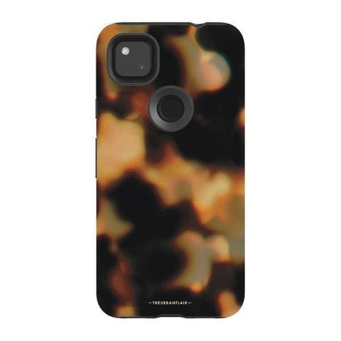 Pixel 4A 4G Gloss (High Sheen) Layered Tortoise Shell Tough Phone Case - The Urban Flair