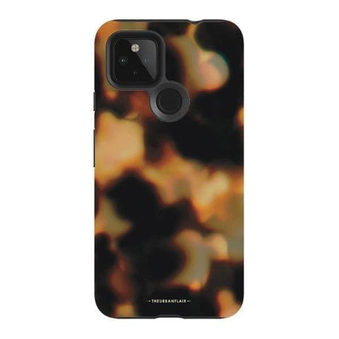 Pixel 4A 5G Satin (Semi-Matte) Layered Tortoise Shell Tough Phone Case - The Urban Flair