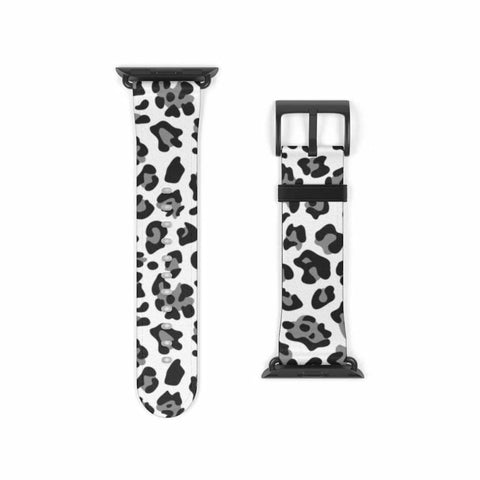 Shop The Leopard Animal Print Apple Watch Band Exclusively at The Urban Flair - Trendy Faux/Vegan Leather iWatch Straps - Affordable Replacements Bands For Women