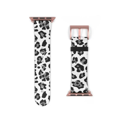 Shop The Leopard Animal Print Apple Watch Band Exclusively at The Urban Flair - Trendy Faux/Vegan Leather iWatch Straps - Affordable Replacements Bands For Women