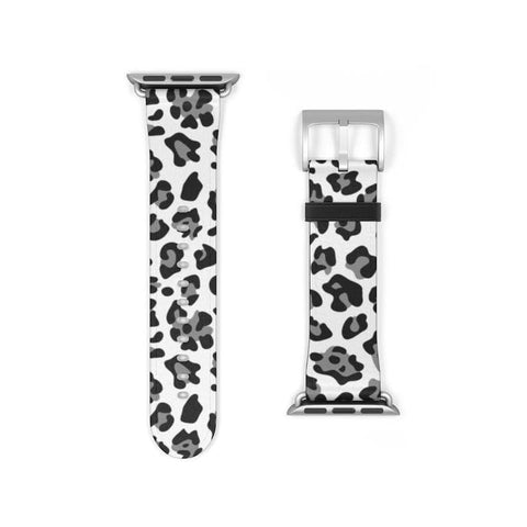 Shop The Leopard Animal Print Apple Watch Band Exclusively at The Urban Flair - Trendy Faux/Vegan Leather iWatch Straps - Affordable Replacements Bands For Women